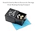 Gold Male Earrings Cubic Zirconia Stud Earrings Round Cut Mens Earring Studs Crown Earring (Gold + Silver)
