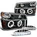 Chevy Colorado Gmc Canyon, Blk Halo Projector Headlights, Bumper Lights, Led Drl