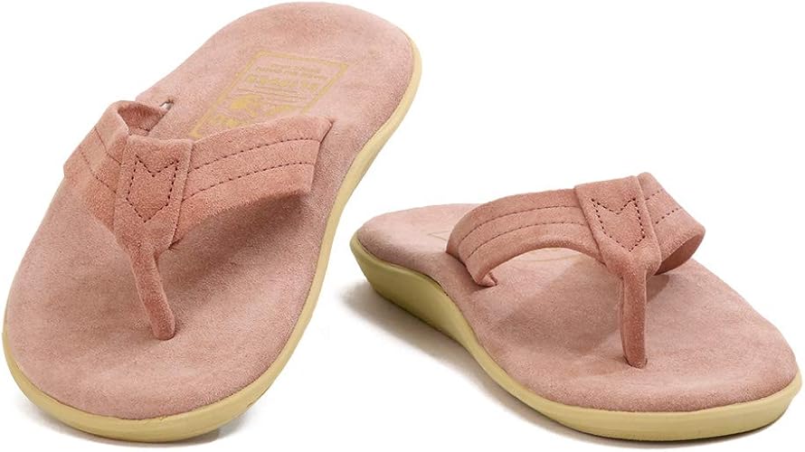 Amazon アイランドスリッパ レディース トング サンダル ビーチサンダル スエード ハワイ製 Pt3 Pink Suede ピンク 並行輸入品 Island Slipper アイランドスリッパ ファッションサンダル