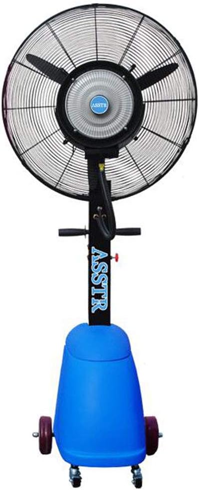 QDY-Pedestal Fans Air Circulator Fan Industrial Mist Fan 3 Cooling Speeds Spray Powerful Heavy Duty Oscillating Fan with High Power Motor Suitable for Outdoor and Commercial Use Wind Machine Fan