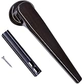 Yoogu 10 inch Recliner Handle Lever Replacement Kits 5/8 inch Square Mount | 10" Glossy Arm Reclining Chair Couch Handles Part | 5/8" Square 3/4" Deep Mount Hole| 5-3/10" Tube Include Screw | Dark Brown
