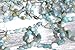 Zenergy Gems CHARGED Amazonite Crystal Bracelet Tumble Polished Stretchy + Selenite Heart Charging Crystal Included (Empowering Courage & Truth - Move Beyond Fear HEALING ENERGY)
