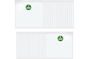 Chef Preserve Reusable Vacuum Seal Bags, 50-Pack BPA-Free Food Storage Bags for Sous Vide, Freezer & Meal Prep, Leakproof Odo