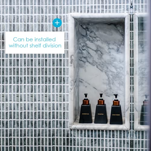 Houseables Shower Niche, Insert Storage Shelf, 12x28 Inch, Installation