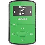 SanDisk 8GB Clip Jam MP3 Player, Green - microSD card slot and FM Radio - SDMX26-008G-G46G