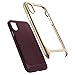 Spigen Neo Hybrid Designed for iPhone X Case (2017) - Burgundy & Champagne Gold