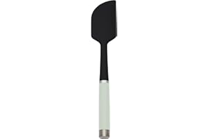 KitchenAid - Scraper Spatula, Heat Resistant Silicone Scraper Spatula, Safe for Nonstick Cookware (Pistachio)