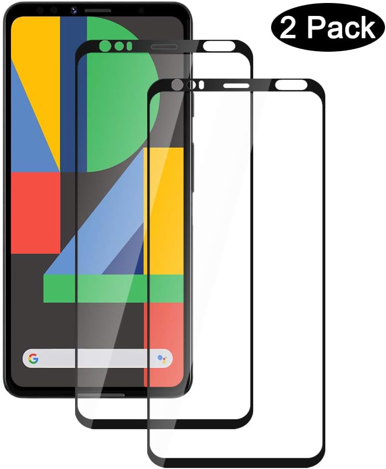 RHESHINE for Google Pixel 4 Screen Protector [2 Pack], Easy Install Bubble Free Case Friendly Tempered Glass Screen Protector Film for Google Pixel 4-2019
