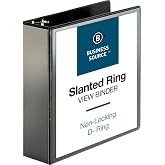 Business Source Basic D-Ring View Binders