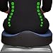 GenX Car Seat Cushion - Premium Tailbone Pad for Sciatica Pain Relief - Sit in Comfort for Hours Without Your Cushion Going Flat - Great Back Support and Fits Any Chair at Home, Office or Wheelchair