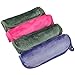 Reusable Makeup Remover Cloth - Eye Makeup Removing Towels for Sensitive Skin, Face & Body - Wipes Off Waterproof Mascara - Chemical Free Microfiber Makeup Remover Cloth Set, Gift for Women - 4 Pack