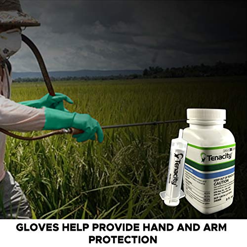 Centaurus AZ Tenacity Herbicide- Pre and Post-Emergence Herbicide- Weed Killer for Lawns and Turf Grasses, Ideal for Carpetweed, Chickweed, Clover, Crabgrass, Thistle, and Others- 8oz Gloves - Thumbnail 7