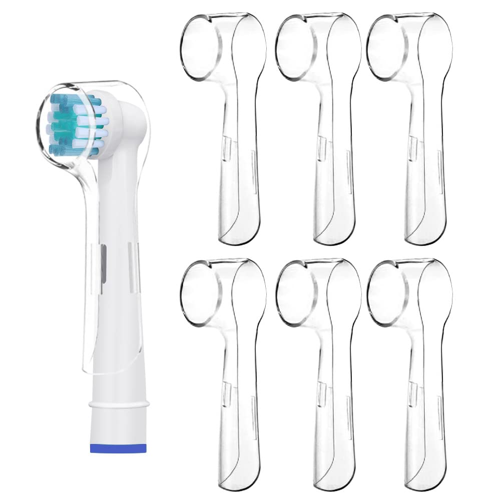 HSYTEK 6 Hygienic Protective Cover | Cap Compatible with Oral B Toothbrush Heads, Convenient for Travel and More Sanitary to Keep Germs Dust Away for Better Health