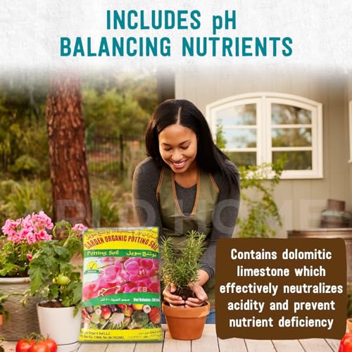 Garden Potting Soil 50 Litres - Organic Soil Green Pro/Organic Potting Soil With Micro Nutirients For Indoor And Outdoor Plants Soil For Home Gardens