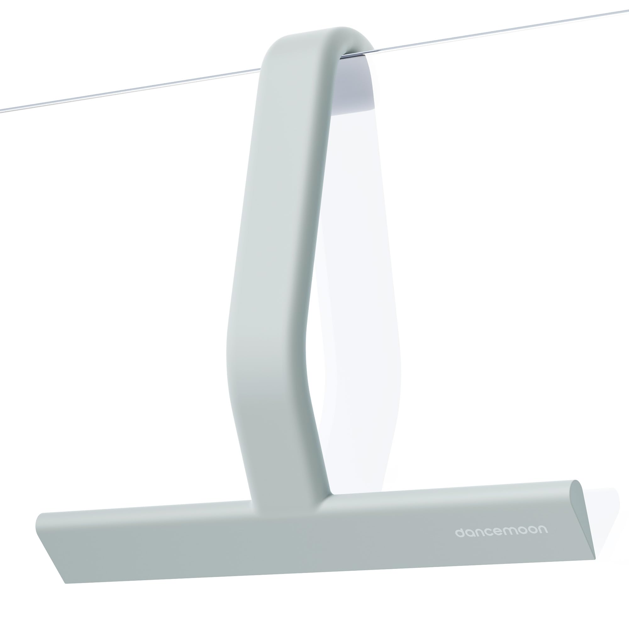 dancemoon JustHang Shower Squeegee for Glass Doors, All-one-Piece Silicone with Built-in Hook Design for Easy Hanging and Cleaning, 10 Inch Sage Green Image dancemoon JustHang Shower Squeegee for Glass Doors, All-one-Piece Silicone with Built-in Hook Design for Easy Hanging and Cleaning, 10 Inch Sage Green Image