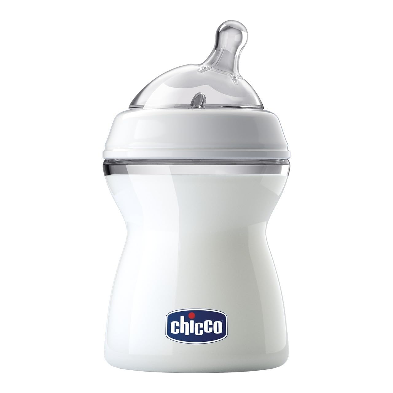 Chicco – Baby Bottle with Nipple 2 Months White