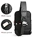 Anti Theft Sling Bag Shoulder Chest Cross Body Backpack Lightweight Casual Daypack (Black (new))