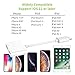 Phone 7 8 X Splitter Dual Lighting Adapter, 2 in 1 Double Lighting Adapter Headphone Jack Converter AUX Female Audio Splitter Cable Support Audio Charge Sync Data Music Control Phone Call iOS 11