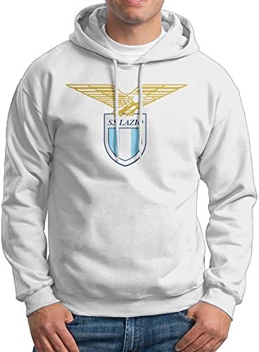 Male S.S. Lazio Logo Customized Retro 100% Cotton Hoodies