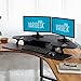VariDesk Cube Corner 48 (Discontinued Model) - Cubicle Standing Desk Converter for The Home or Office – Height Adjustable Stand Up Riser - No Assembly