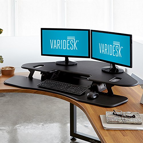 VARIDESK Height Adjustable Standing Desk for Cubicles Cube Corner
