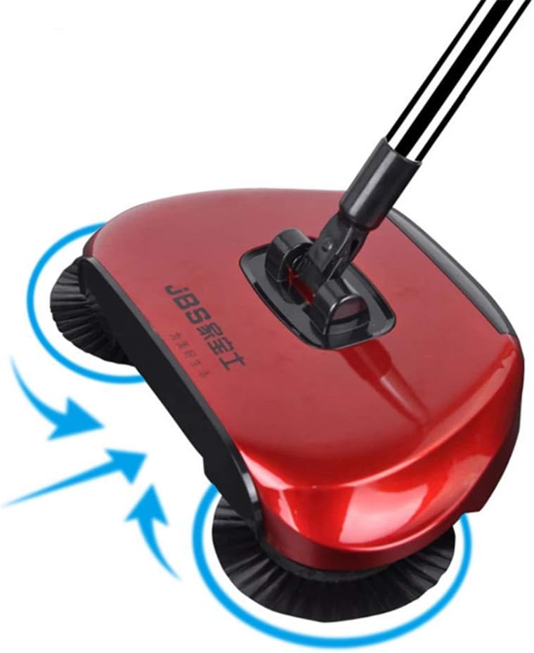 Escoba automática de empuje manual para limpieza del hogar, barredora de  suelos y alfombras para oficina, limpiador de restos de polvo con cepillo,  Cleanhome – 3B virtual
