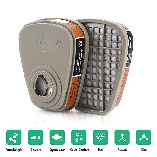 6001 Filter Cartridges for Respirator Multi Acid Gas Organic Vapor