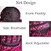 AISI HAIR Afro Curly Wig for Black Women Kinky Curly Hair Wig Glueless Synthetic Afro Wigs for Daily (Purple Color)…