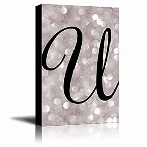 The Letter U in Brush Stroke Cursive on...