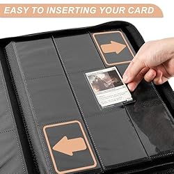 TiopLior Trading Card Binder 9-Pocket, TCG Binder