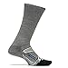 Feetures! Men's Elite Merino+ Cushion Crew, Gray + Pacific Blue, medium