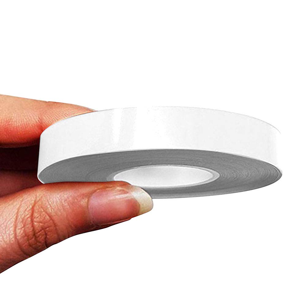 4R Quattroerre.it 10494 Trim Stripes Adhesive Strips for Cars, White, 10 mm x 10 mt