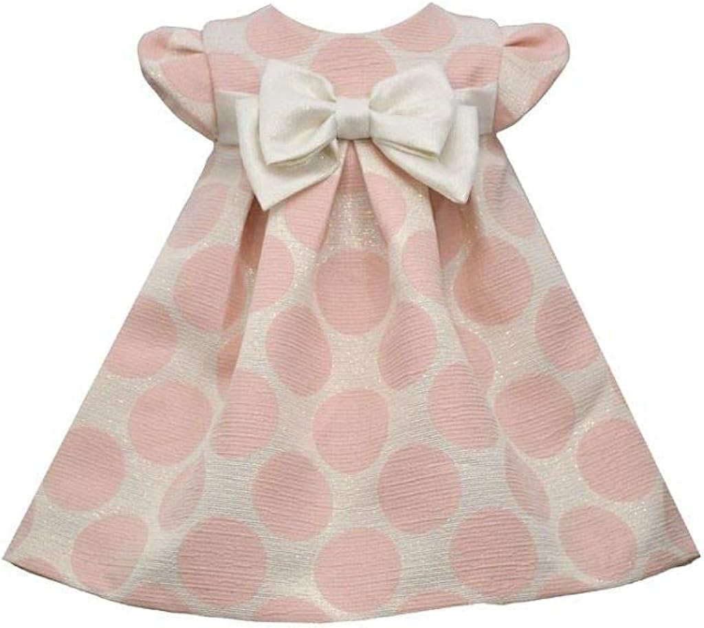 Bonnie Jean Baby Dress - Pink Dot Special Occasion Dress: Clothing