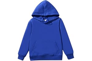 ZHIZAIHU Toddlers and Kids Warm Cotton Fleece Long Sleeve Sweatshirt Pocket Drawstring Pullover Hoodie Sweatshirts