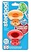 Steripod Clip-on Toothbrush Protector (2-Pack Orange & Red) I Protects Against Soap I Dirt I Hair I Sand I For Travel, Home, Camping - Stay fresh