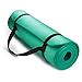 Oalas Extra Thick 71 Inch Long NBR Soft Comfort Beginner Training Foam Indoor Outdoor Yoga Exercise Mat Pilates (Green)