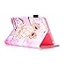 iPad Mini Case, Mini 2/3/4/5 Case, Dteck Slim Folio Stand Premium PU Leather Wallet Smart Auto Sleep/Wake Cover for iPad Mini 5th Generation/Mini 4/Mini 2/Mini 3/Mini 1, Pink Owl