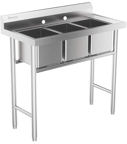 Sink below RF 3枚セット Xzkai 26 in. Undermount Single Bowls Stainless Steel Kitchen