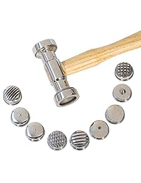 Martillo para dar textura con 9 puntas diferentes