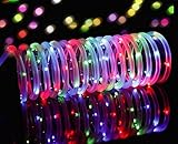 Solar Powered Rope Lights,Findyouled Outdoor Waterproof 100LED 40ft Decoration Light, Automatically Working From Dusk to Dawn (Multi-color)