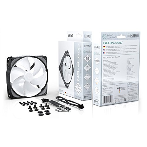 Noiseblocker NB-eLoop B14-2 140mm Bionic Loop Fan, 900RPM, 64.28CFM, 16.95dBA