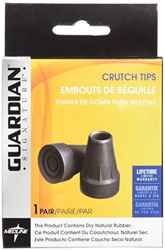 UPC 888277100865, Medline G00841 Guardian Super Crutch Tip, Black, 7/8 Inch