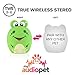 My Audio Pet Frog Mini Bluetooth Animal Wireless Speaker for Kids of All Ages - True Wireless Stereo Technology – Pair with Another TWS Pet for Powerful Rich Room-Filling Sound - (AMPEDphibian)