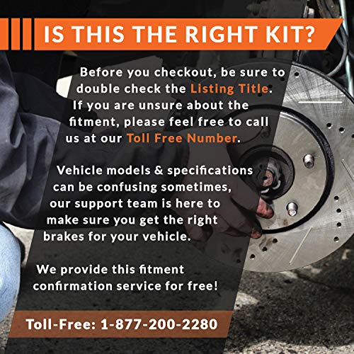 image for Max Advanced Brakes Max Brakes Front & Rear Premium Brake Kit [ OE Ser