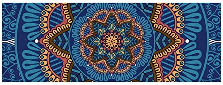 KaiPoint 72 inches X24 inches X5MM Suede TPE Yoga Mat Professional Non-Slip Beginners Printing Sports Fitness Mat