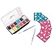 Maydear Face Paint Kit for Kids with Safe and None Toxic Water Based 12 Color Palette (X-Large) with 30 Stencils and 2 Brushes (12 color)