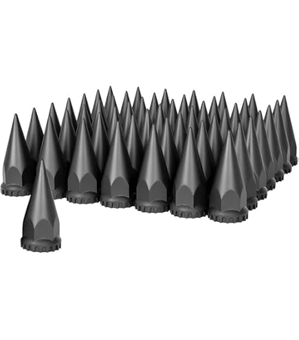 United Pacific 32-Piece Spike Push-On Lug Nut Covers For 2004-2014 F-Series - 1-1/16" Diameter