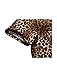 Allegra K Men Slipover Leopard Prints Stretchy Tee Shirt Medium Borwn