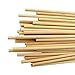 BambooMN - 5mm Semi-Point Candy Apple Bamboo Skewers - 6.5