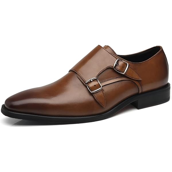 Monje Shoes Zapatos Oxford De Vestir Para Hombre - Mocasines Con Hebilla Y Correa Única (Estilo Clásico) Calzado Con Hebilla Hombre